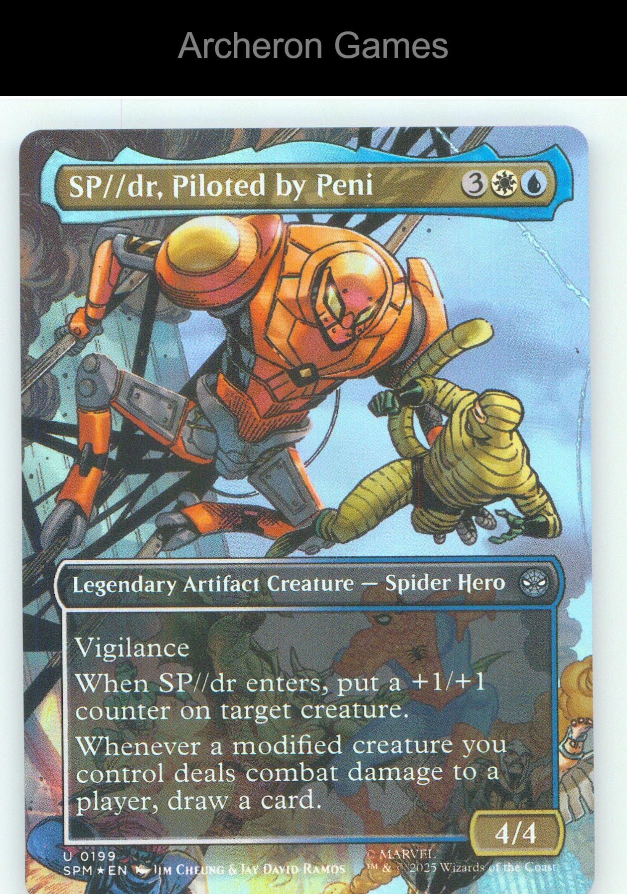 SP//dr, Piloted by Peni (Borderless) SPM 199 UC MTG Card NM/EX+ Foil