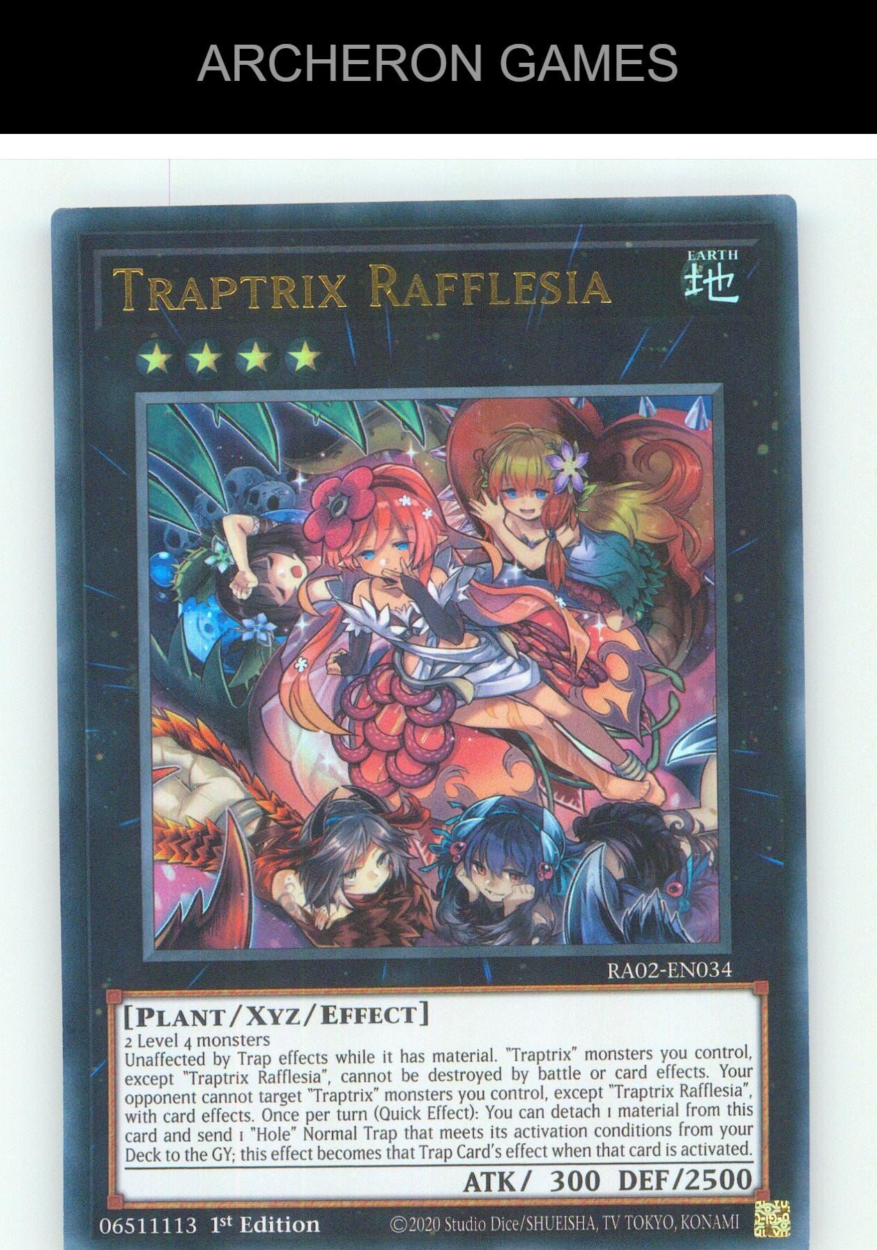 Traptrix Rafflesia (UR) UR YUGIOH Card 1st Edition