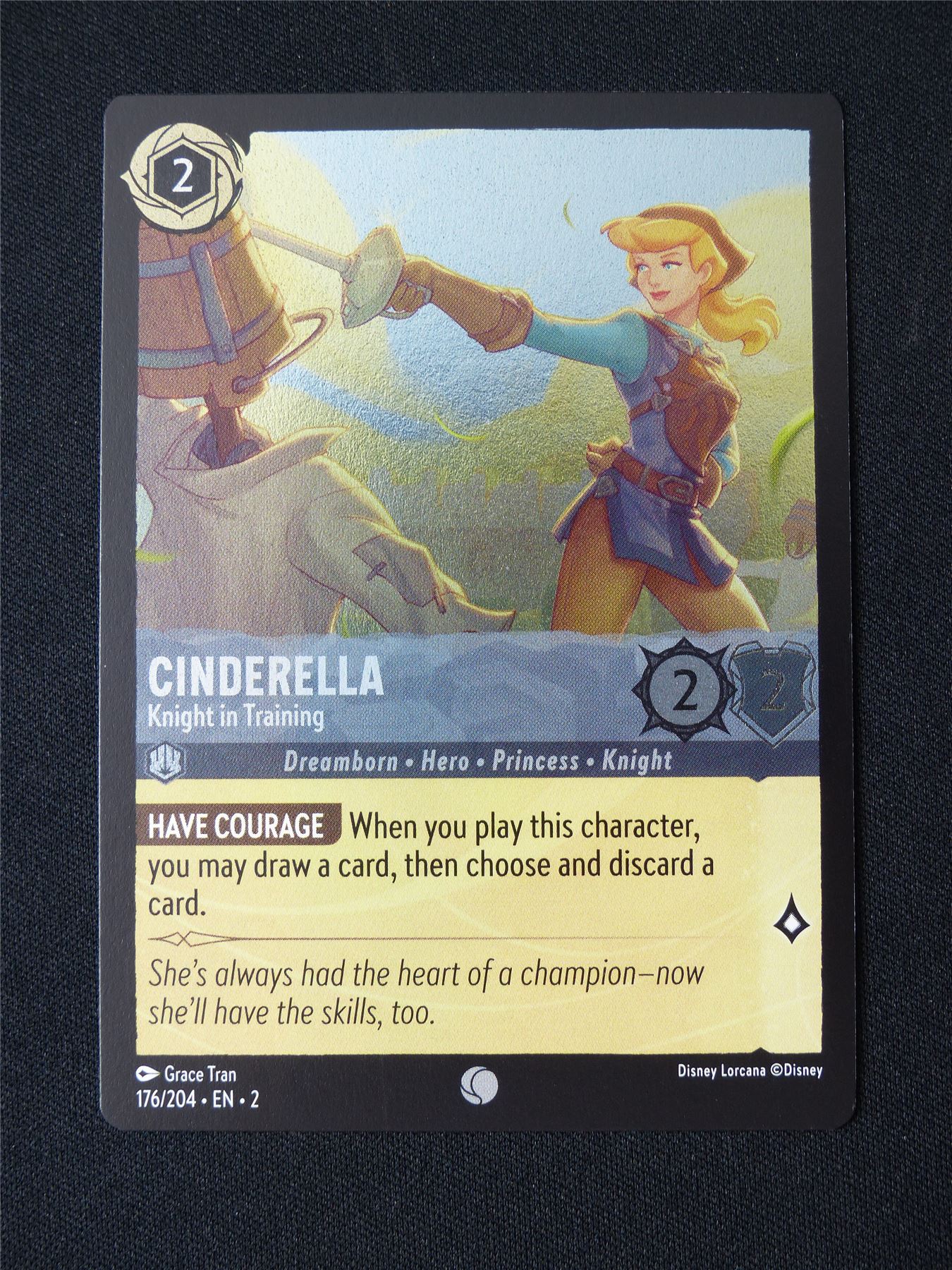 Cinderella 176/204 Foil - Lorcana Card #3DE Archeron Cinderella 176/204 Foil - Lorcana Card #3DE Archeron