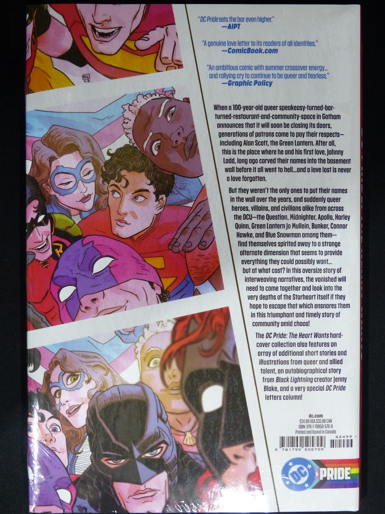 DC Pride The Heart Wants - DC Graphic Hardback