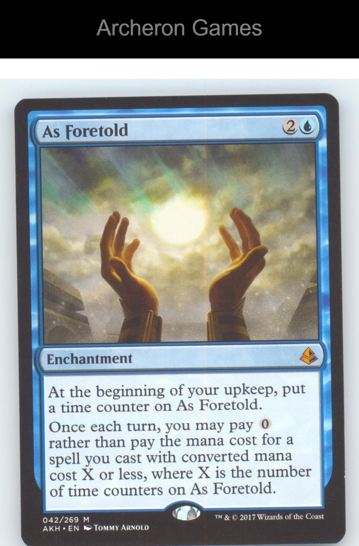 As Foretold AKH 42 Mythic MTG Card Amonkhet