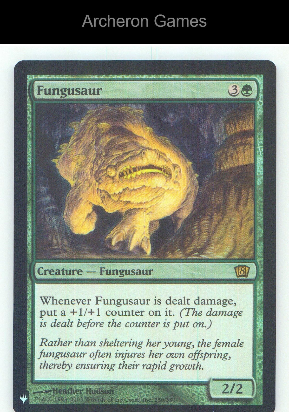 Fungusaur PLST 250 R MTG Card NM/EX+ Foil
