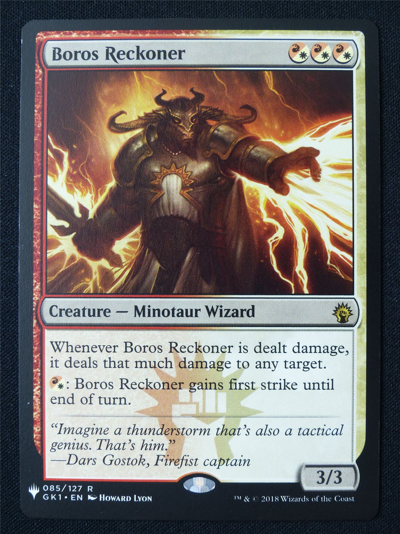 Boros Reckoner - GK1 - Mtg Card #FF Boros Reckoner - GK1 - Mtg Card #FF