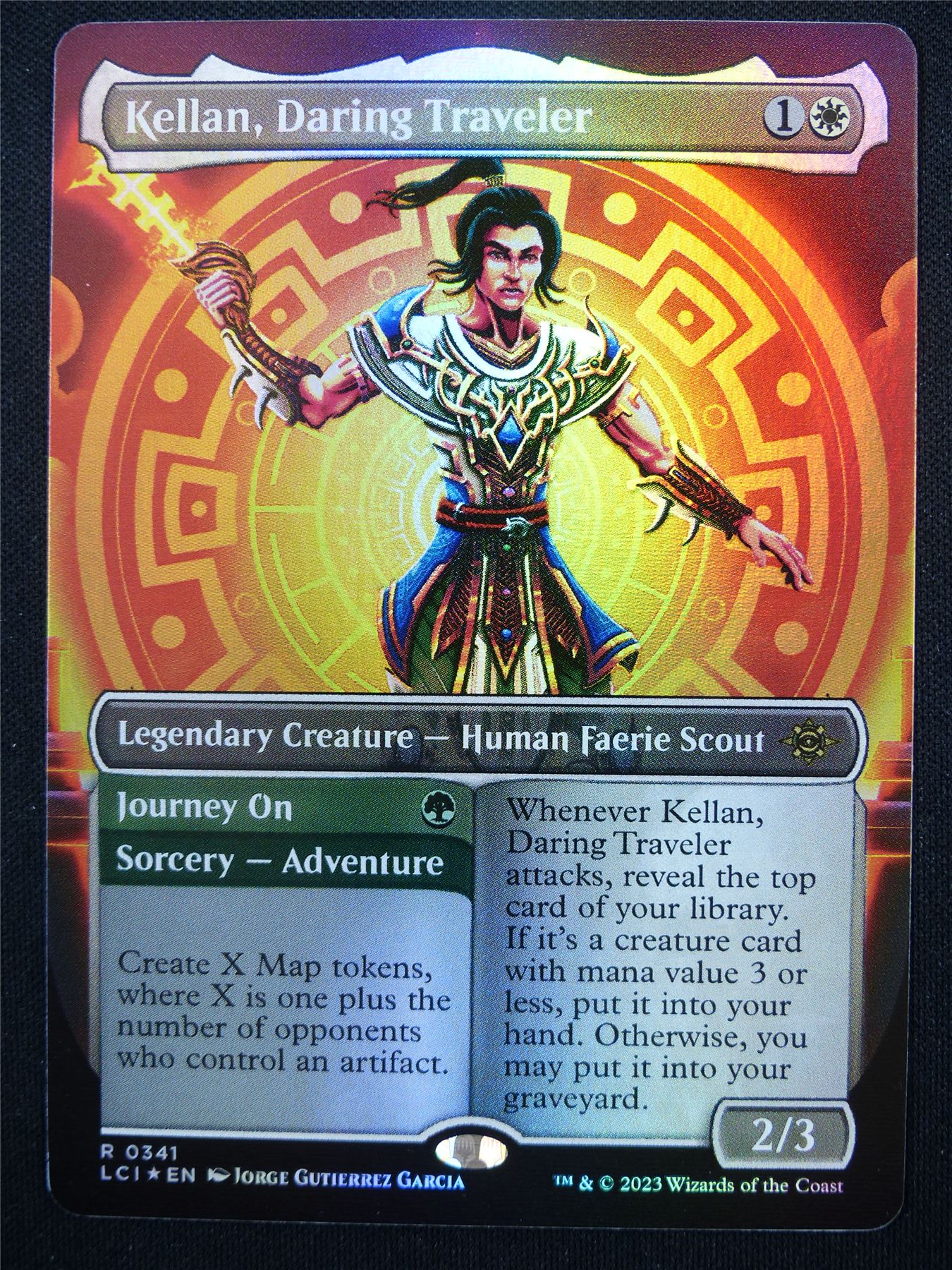 kellan mtg card Kellan Daring Traveler Foil - LCI