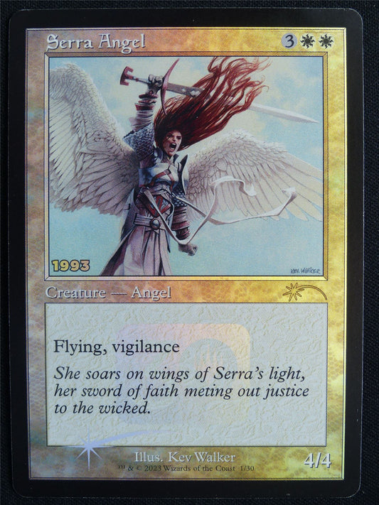 Serra Angel Retro Foil played - DCI - Mtg Card #5NR