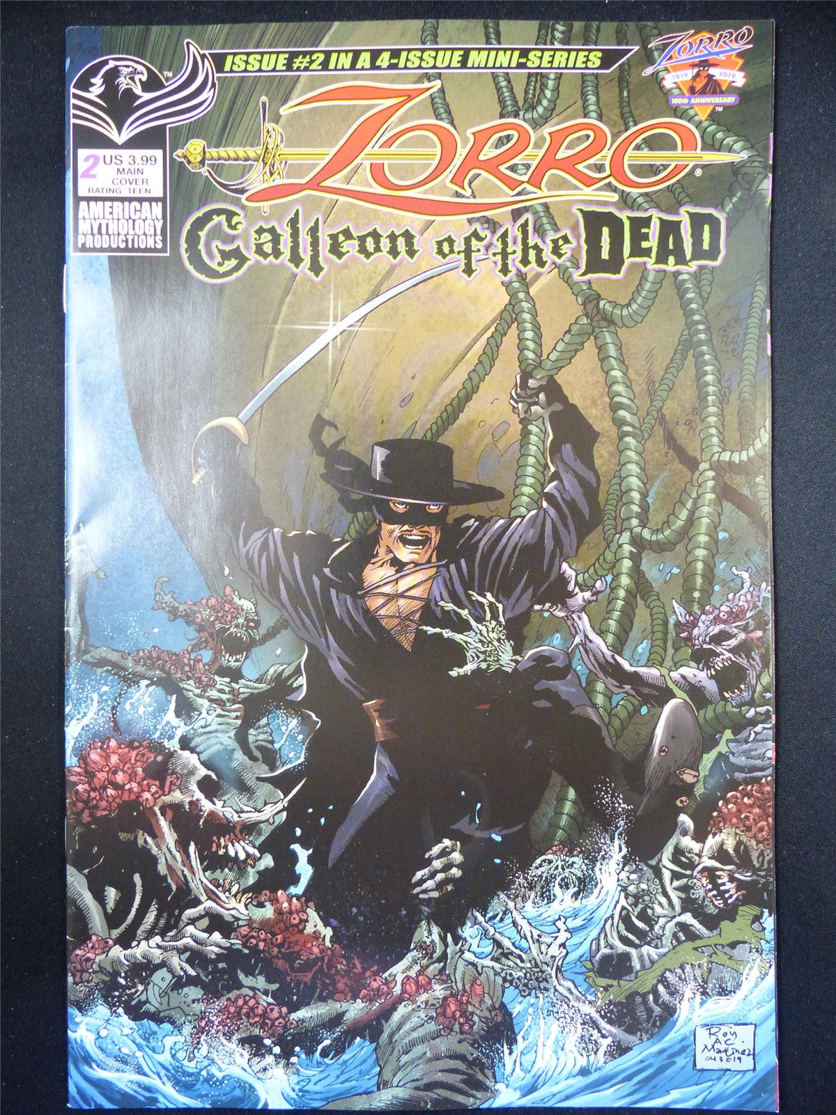 ZORRO: Galleon of the Dead #2 - Jan 2023 Mythology Comic #1T8
