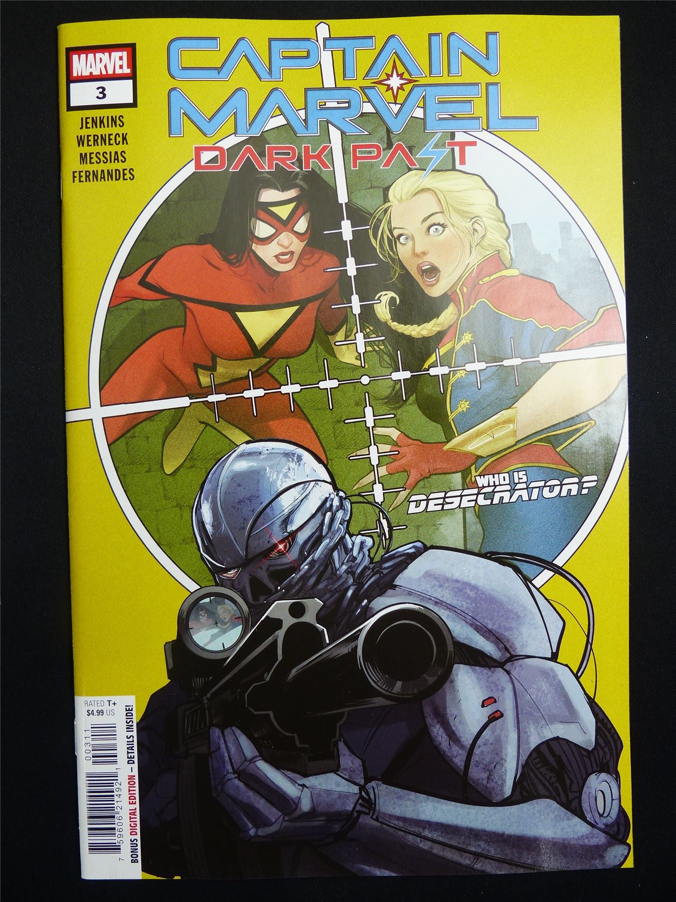 CAPTAIN Marvel: Dark Past #3 Cvr A - Aug 2026 Marvel Comic #190