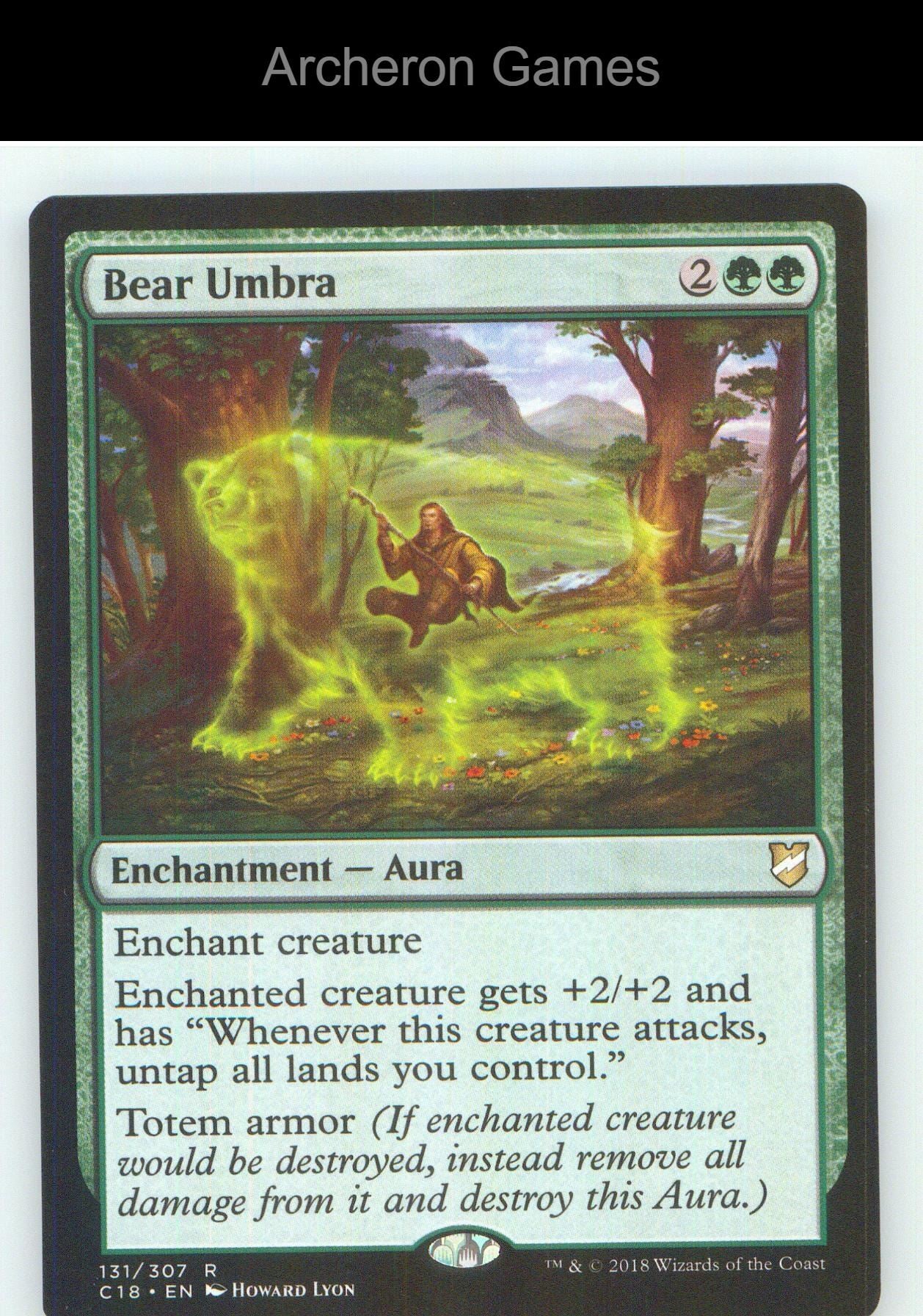 Bear Umbra C18 131 R MTG Card NM/EX+