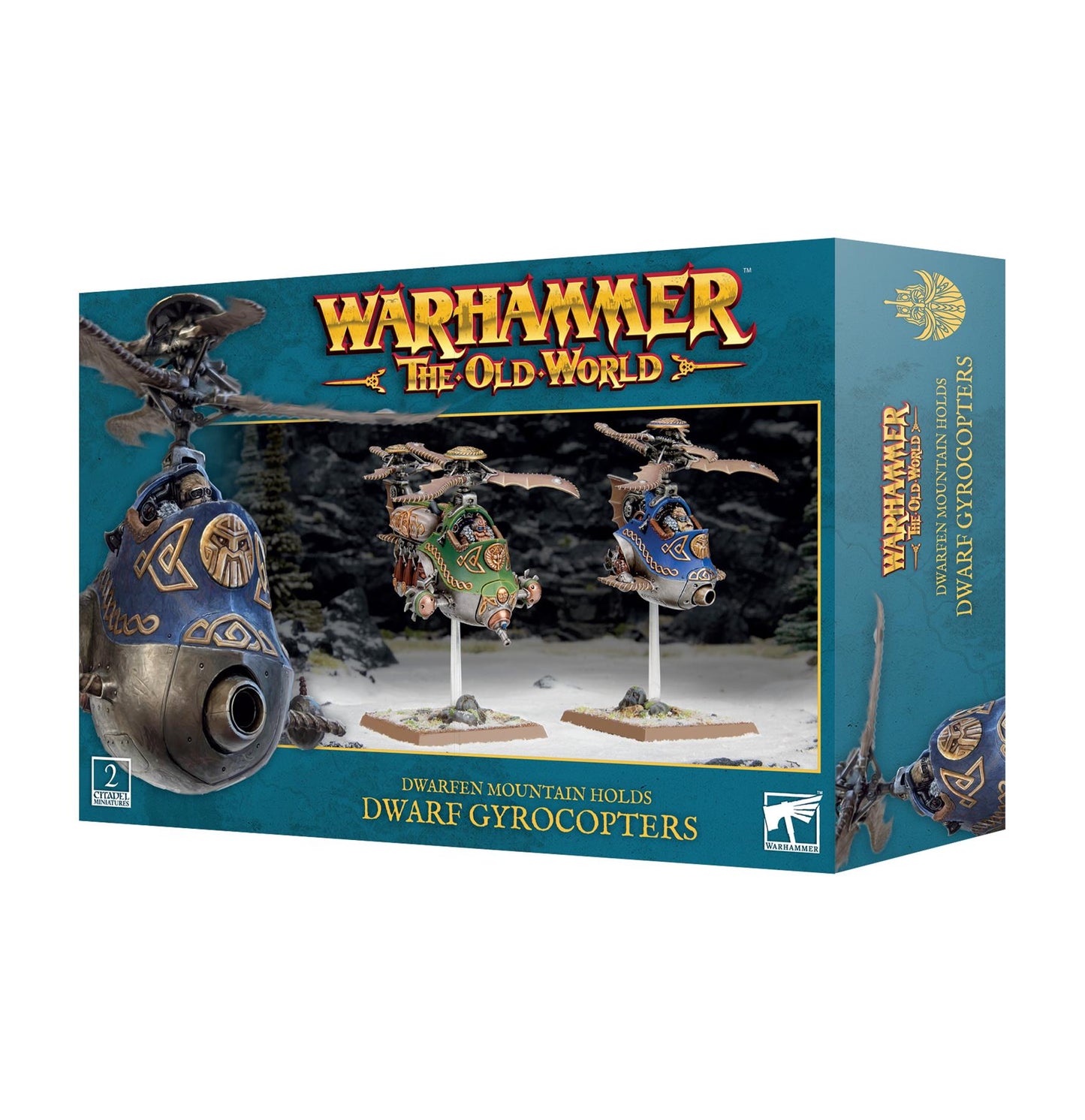 Dwarf Gyrocopters - Dwarfen Mountain Holds - Warhammer Old World - Available from 31/08/24