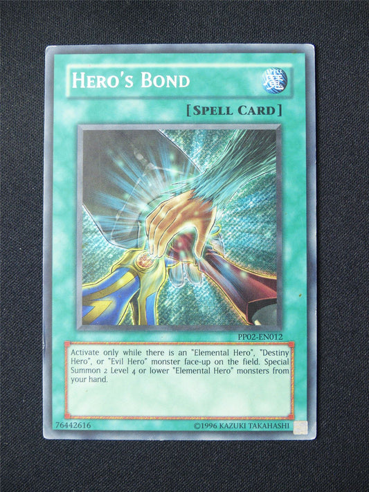 Hero's Bond PP02 Secret Rare - Yugioh Card #1SU