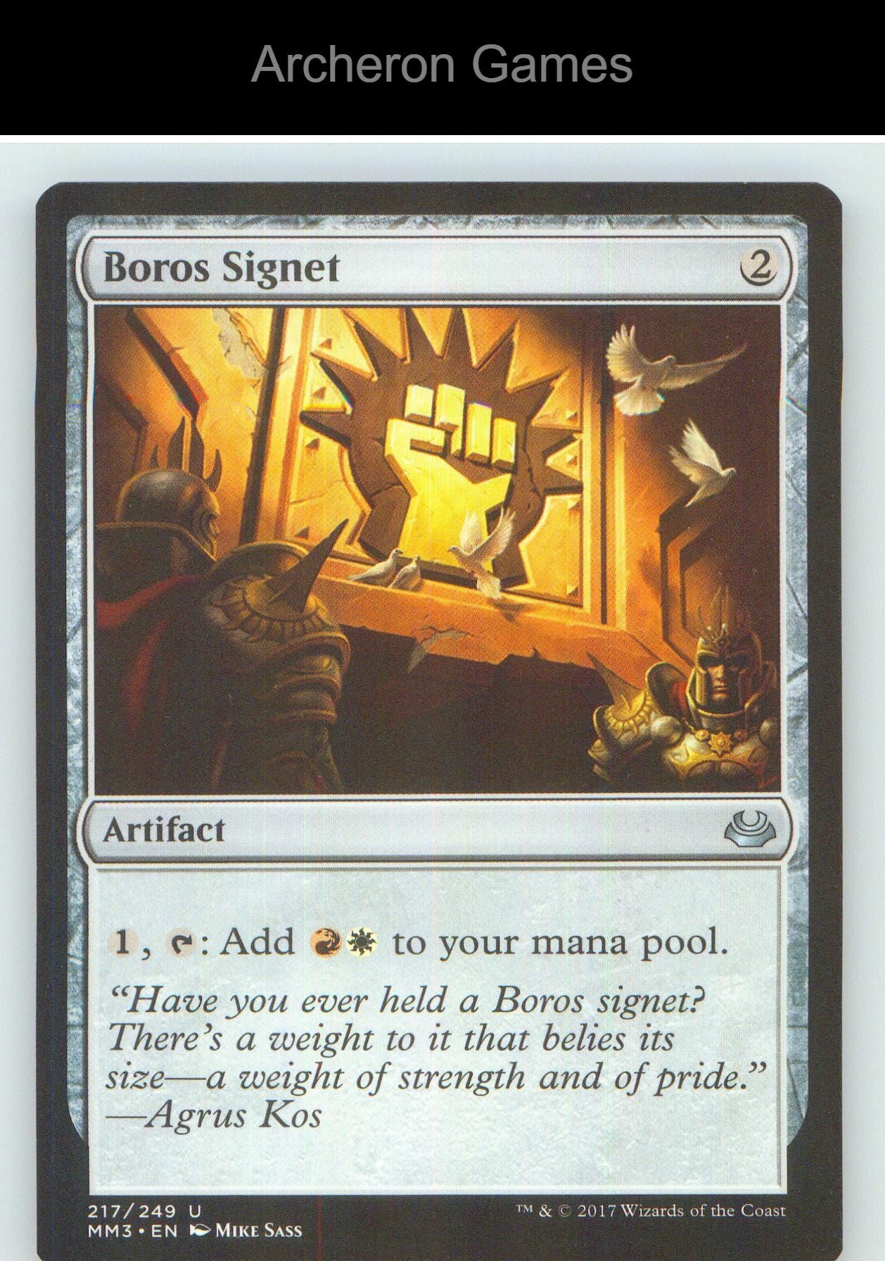 Boros Signet MM3 217 UC MTG Card NM/EX+