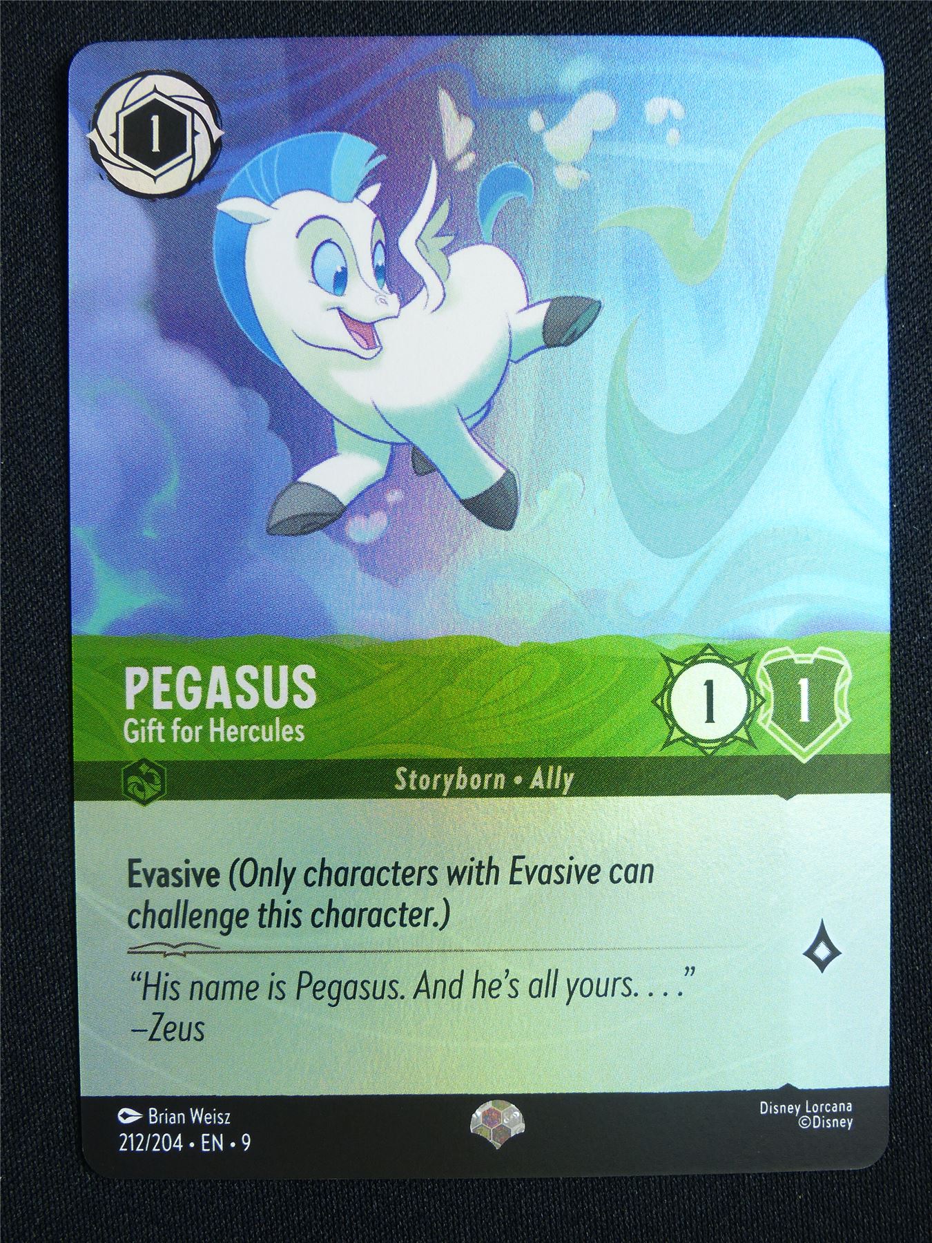 Pegasus Gift for Hercules 212/204 Foil - Lorcana Card #133