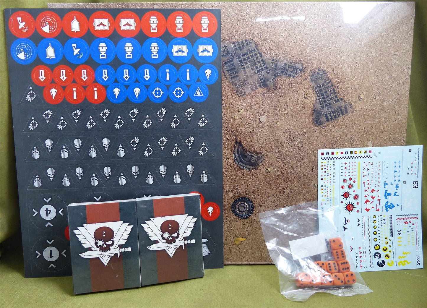 Terrain Board Dice Tokens etc - Octarius - Warhammer Kill Team #3KG