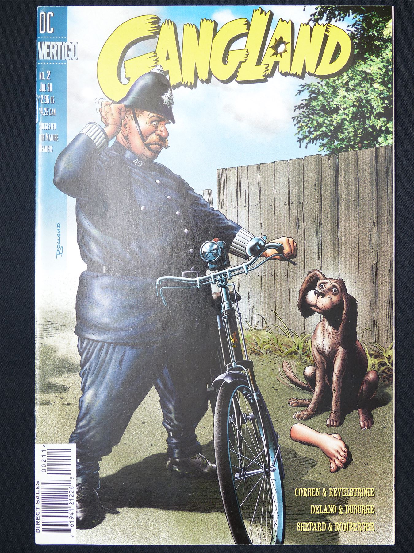 GANGLAND #2 - B&B DC Vertigo Comic #18B