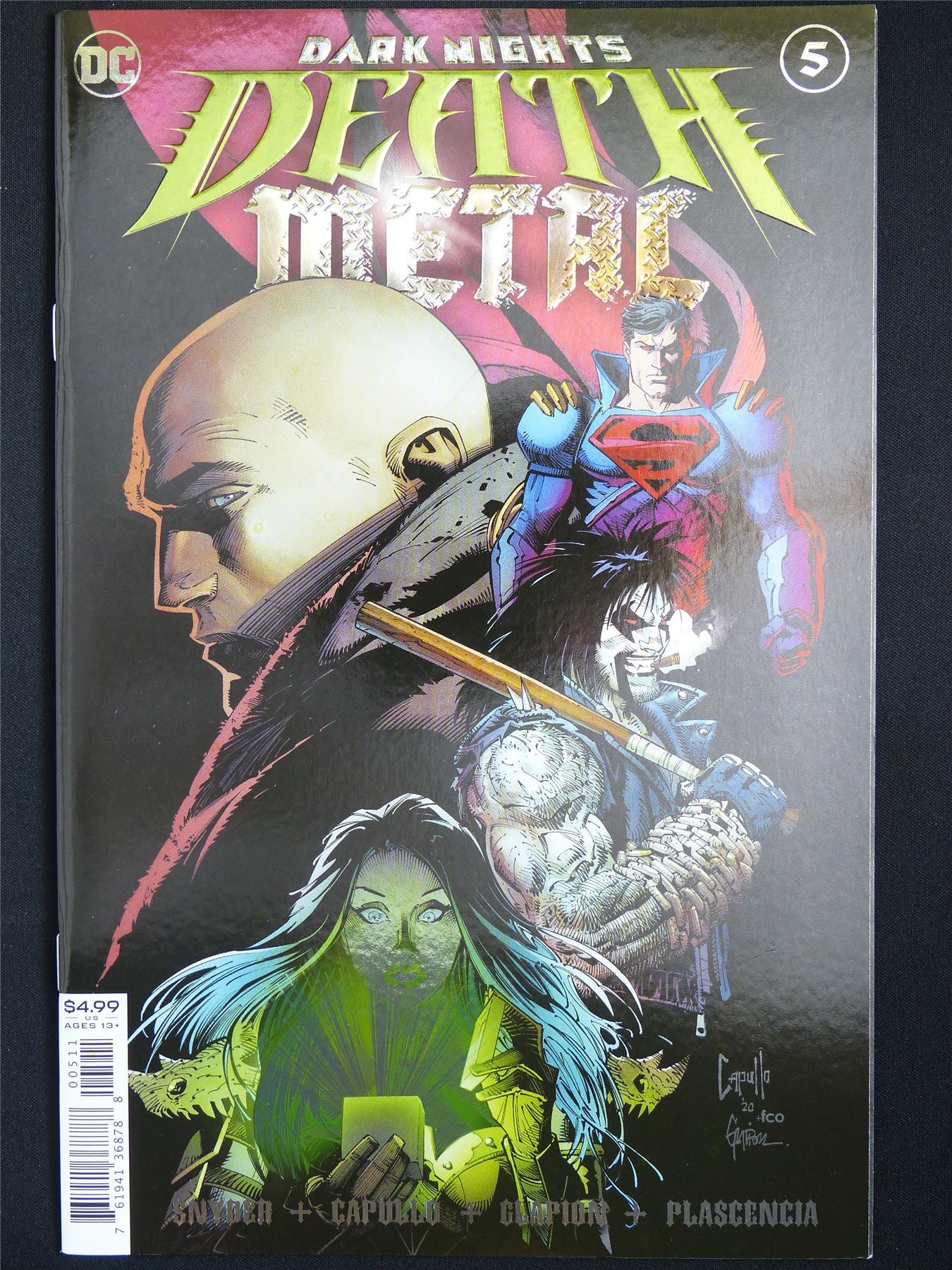 Dark Nights: DEATH Metal #5 Foil Cover - DC Comic #3AO