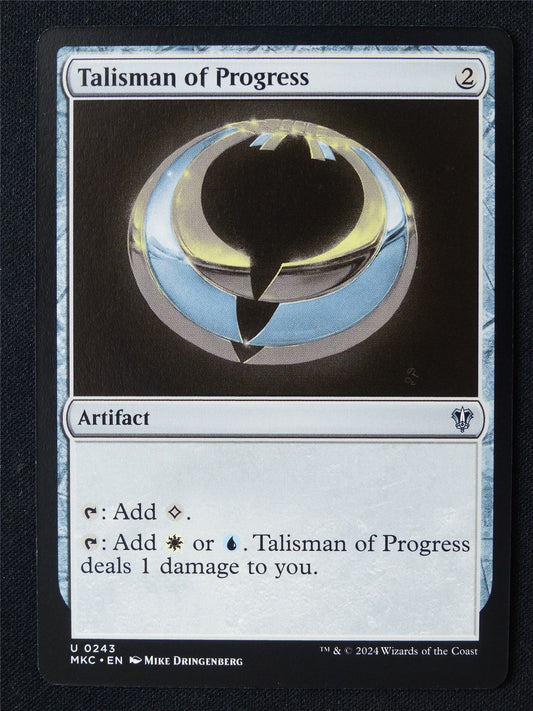 Talisman of Progress - MKC - Mtg Card #2B