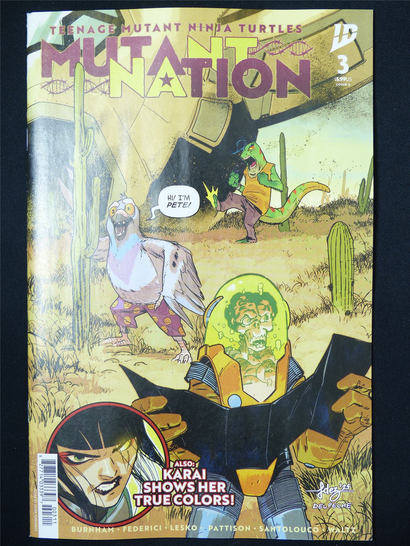 TEENAGE Mutant Ninja Turtles: Mutant Nation #3 - B&B Jan 2025 IDW Comic #728