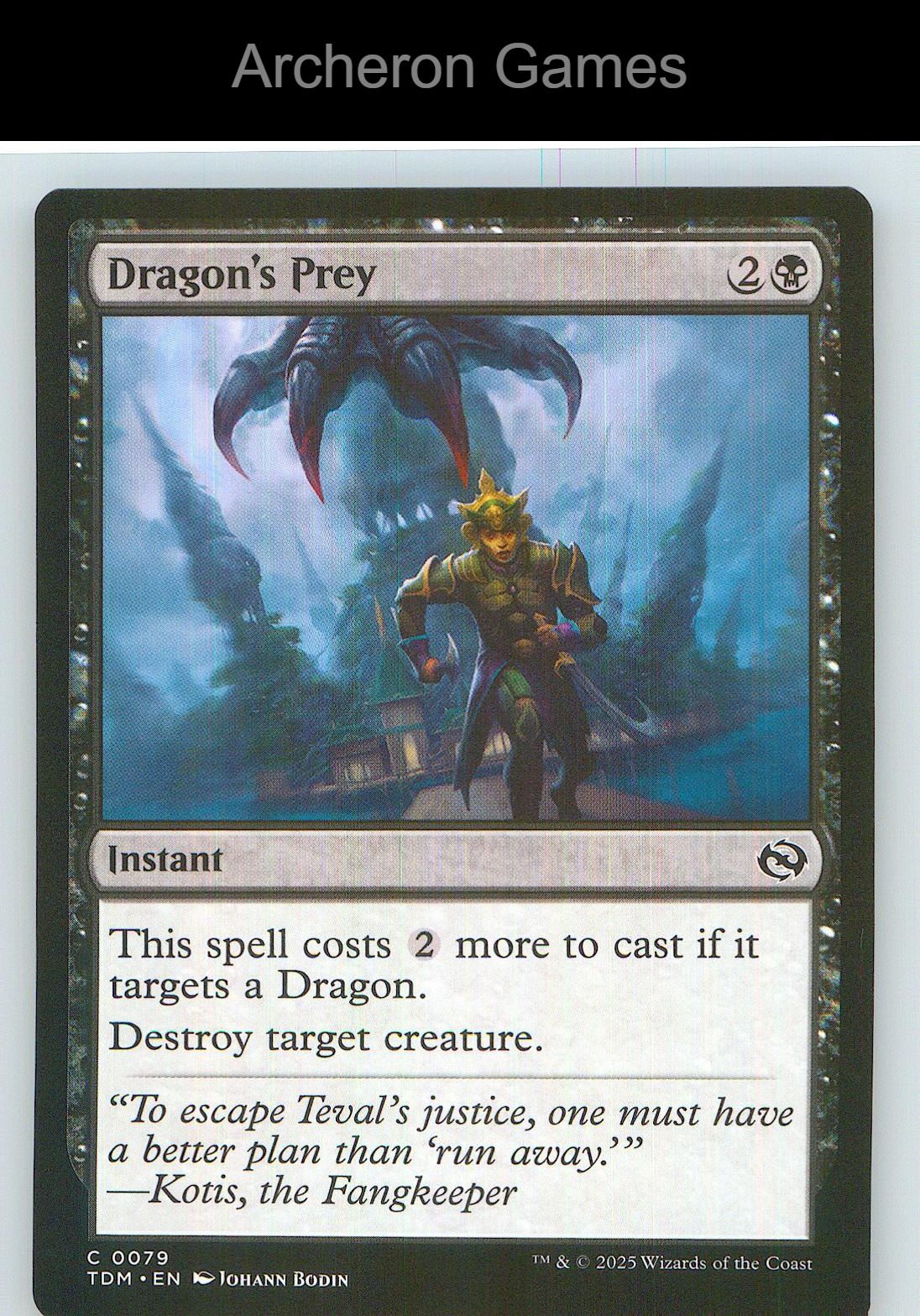 Dragon's Prey TDM 79 C MTG Card NM/EX+