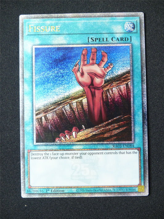 Fissure RA03 Quarter Century Rare - 1st ed Yugioh Card #4CZ