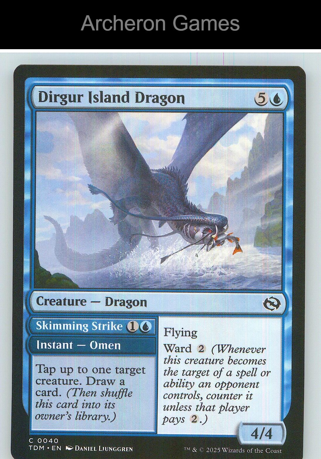 Dirgur Island Dragon TDM 40 C MTG Card NM/EX+
