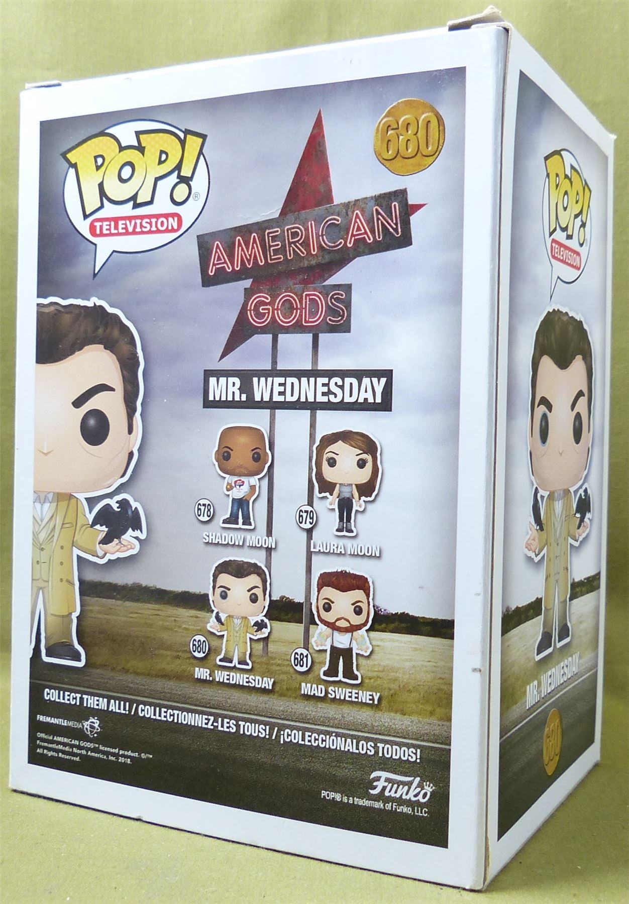 Mr. Wednesday 680 - American Gods - Funko Pop! Figure #6BC