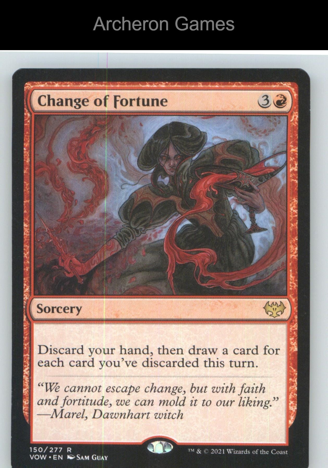 Change of Fortune VOW 150 R MTG Card NM/EX+