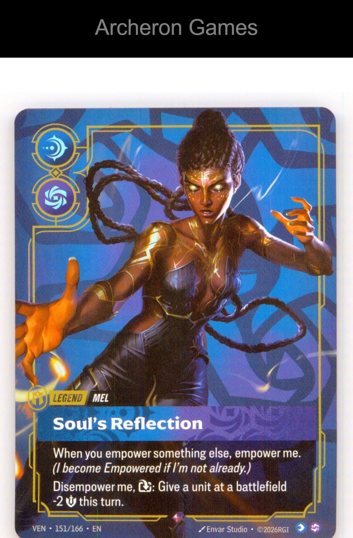 Mel - Soul's Reflection VEN 151/166 R Vendetta Riftbound Card