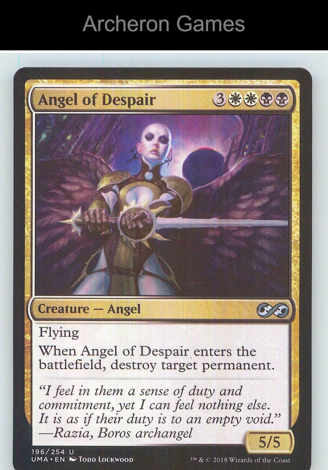 Angel of Despair UMA 196 UC MTG Card NM/EX+