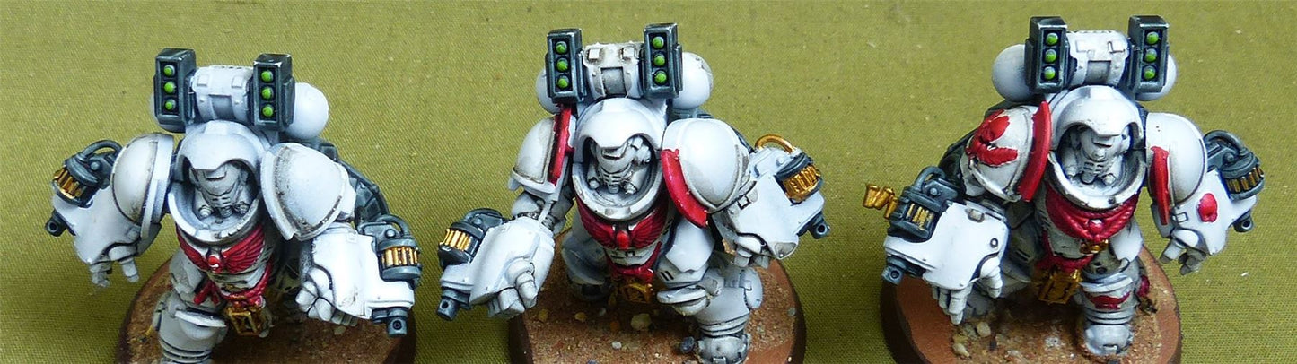 Aggressor Squad painted - White Scars - Warhammer 40K #4PS