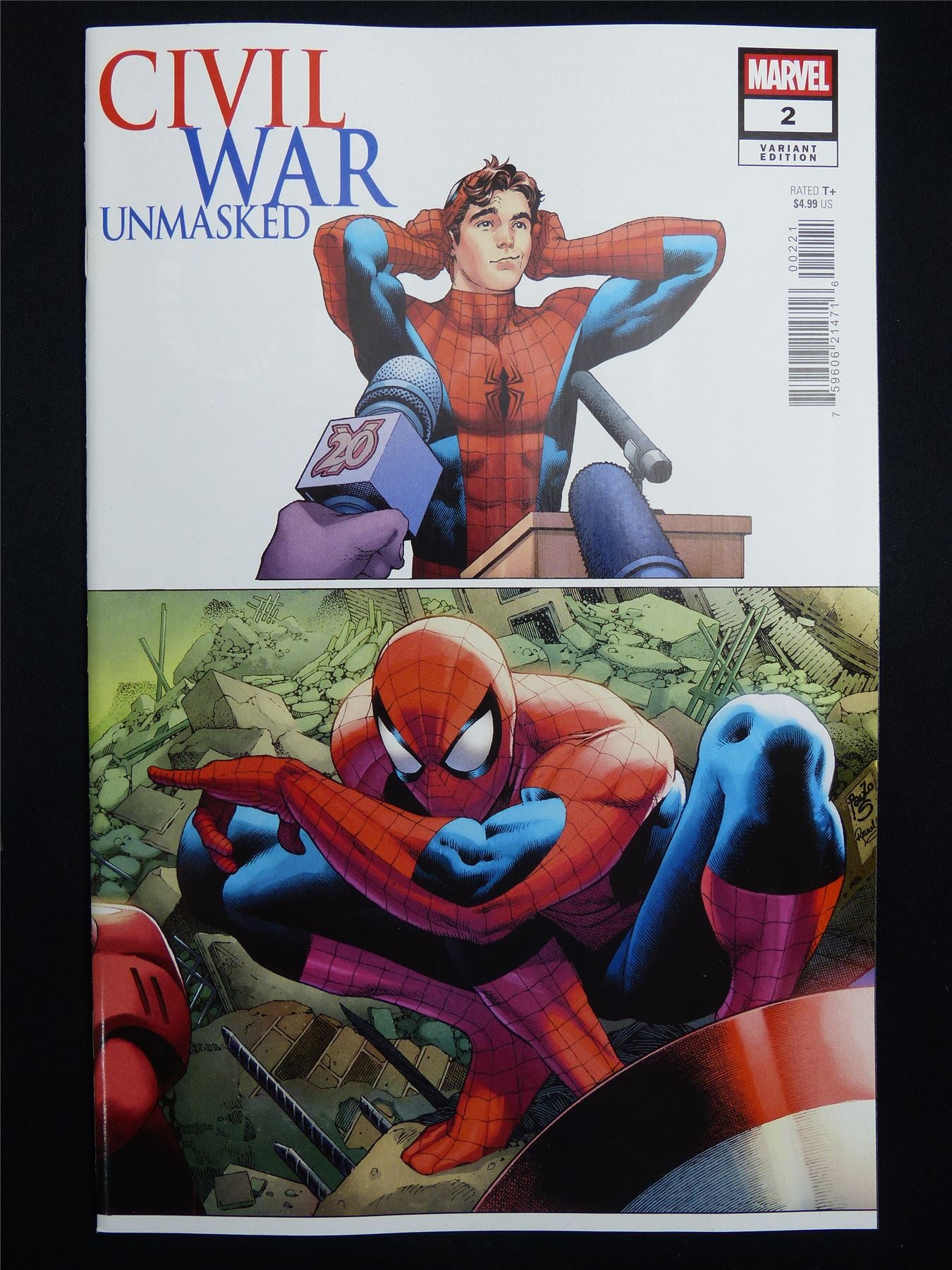 CIVIL War: Unmasked #2 Cvr B - Aug 2026 Marvel Comic #18Z
