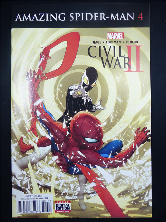 Amazing SPIDER-MAN #4 - Civil War 2 - Marvel Comic #HK