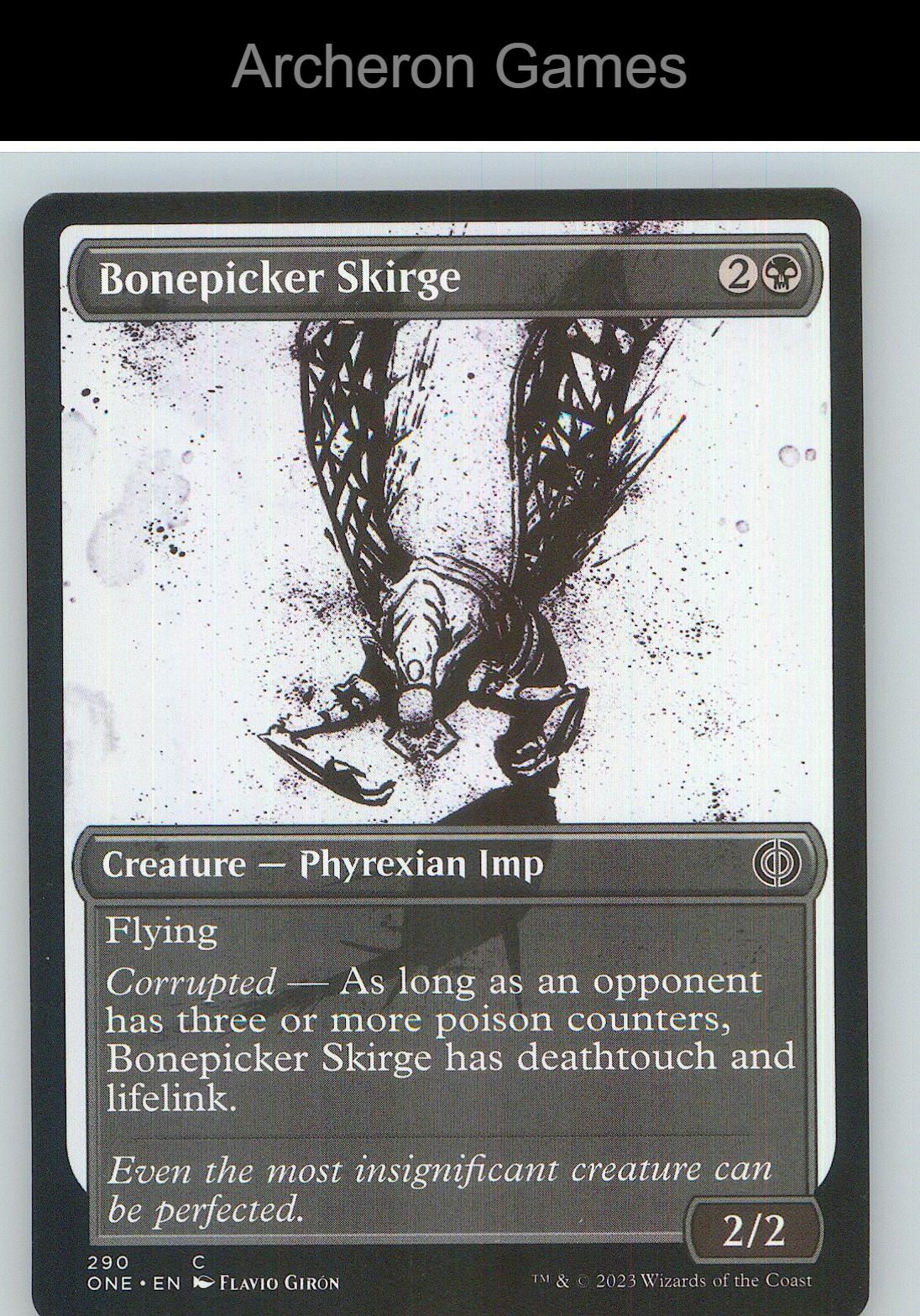 Bonepicker Skirge (Showcase) ONE 290 C MTG Card NM/EX+