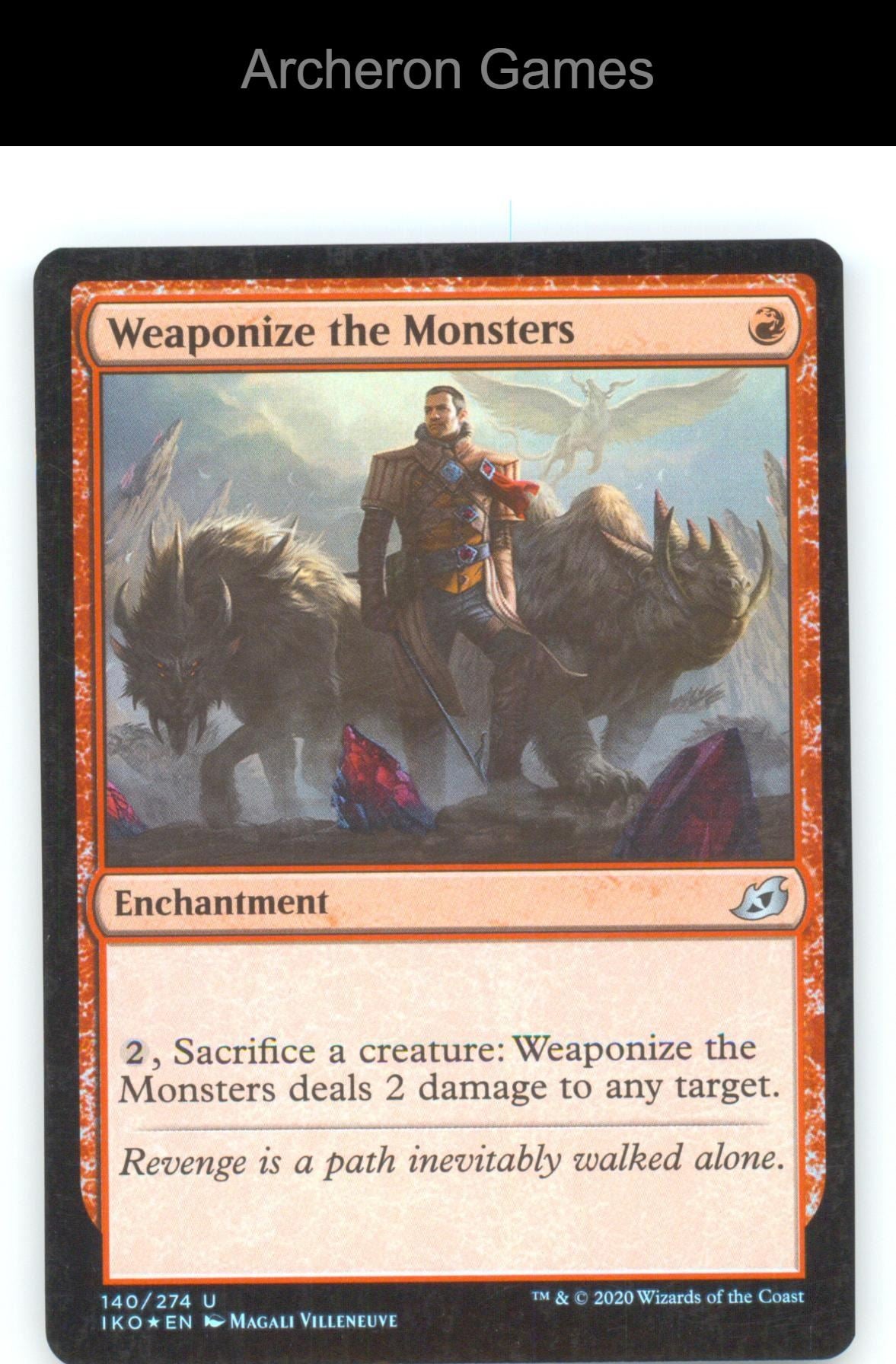 Weaponize the Monsters IKO 140 UC MTG Card Ikoria: Lair of Behemoths Foil