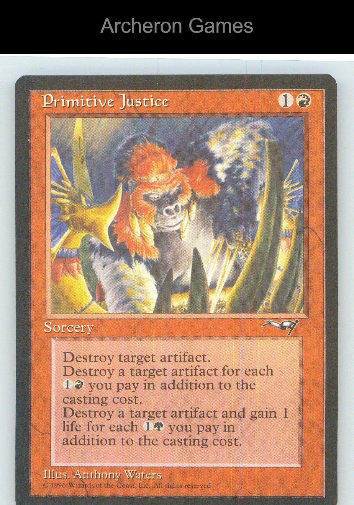 Primitive Justice ALL UC MTG Card NM/EX+