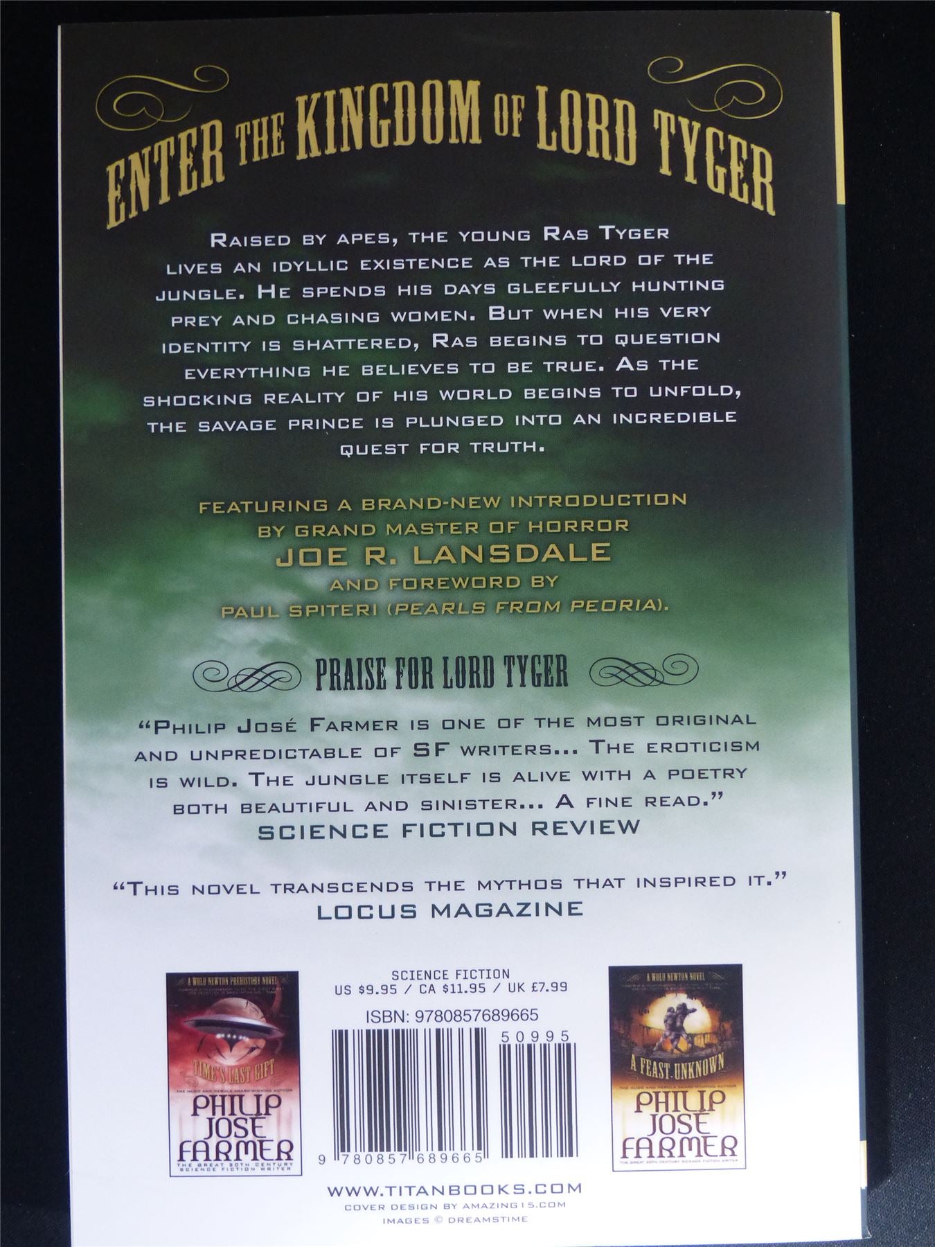 Lord Tyger - Titan Novel Book Softback #6Z