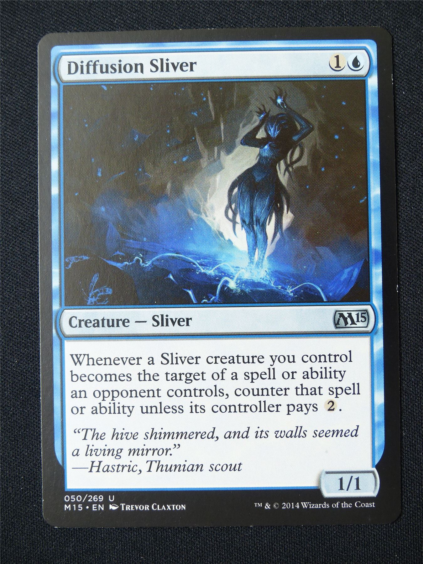Diffusion Sliver - M15 - Mtg Card #4UP