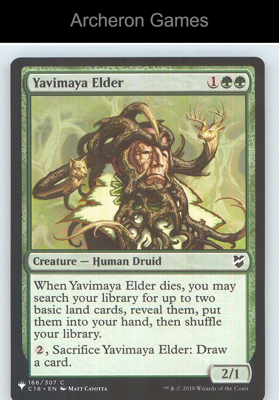 Yavimaya Elder C18 166 C MTG Card NM/EX+