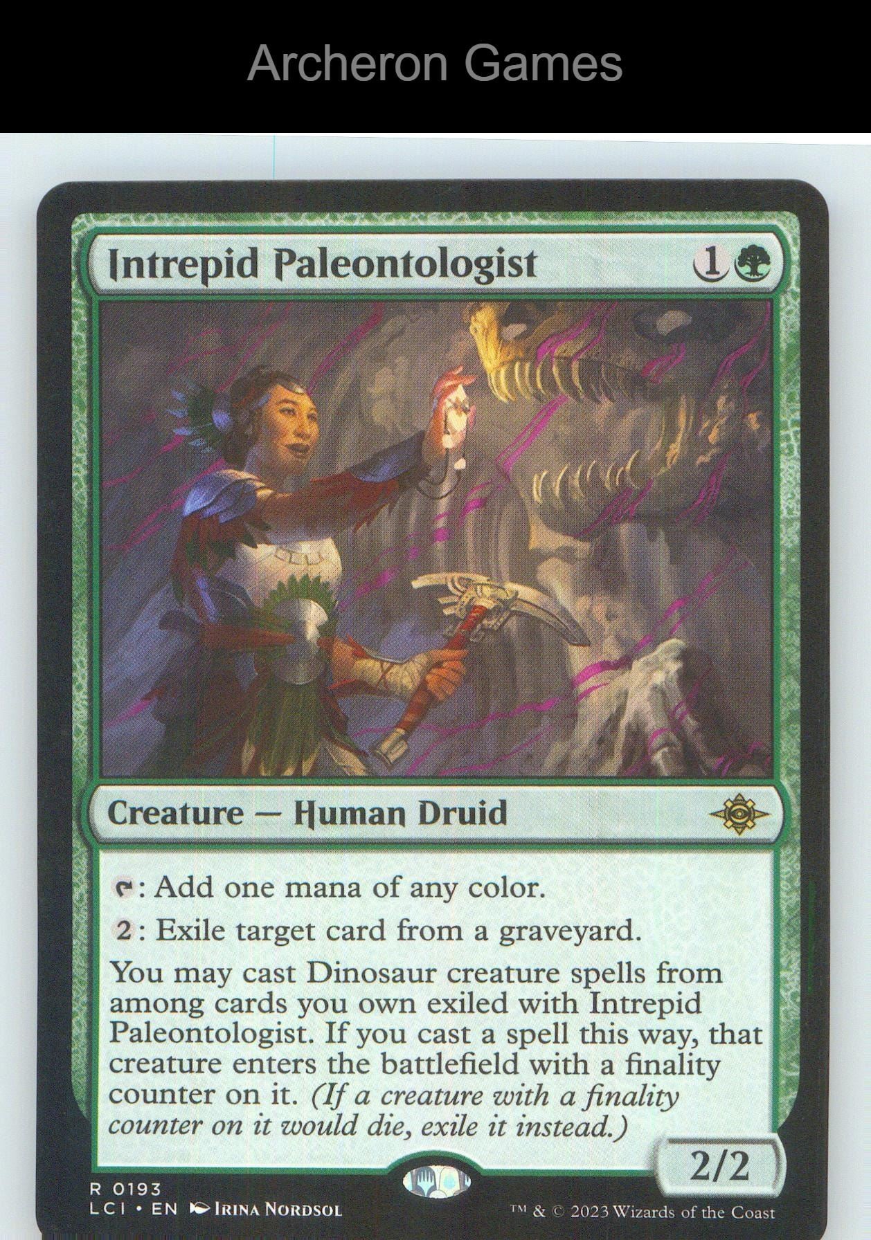 Intrepid Paleontologist LCI 193 R MTG Card NM/EX+