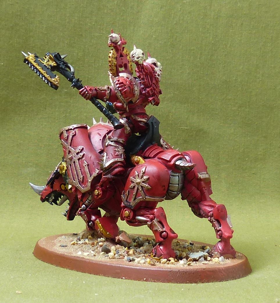 Lord on Juggernaut painted - World Eaters - Warhammer 40K #4HN