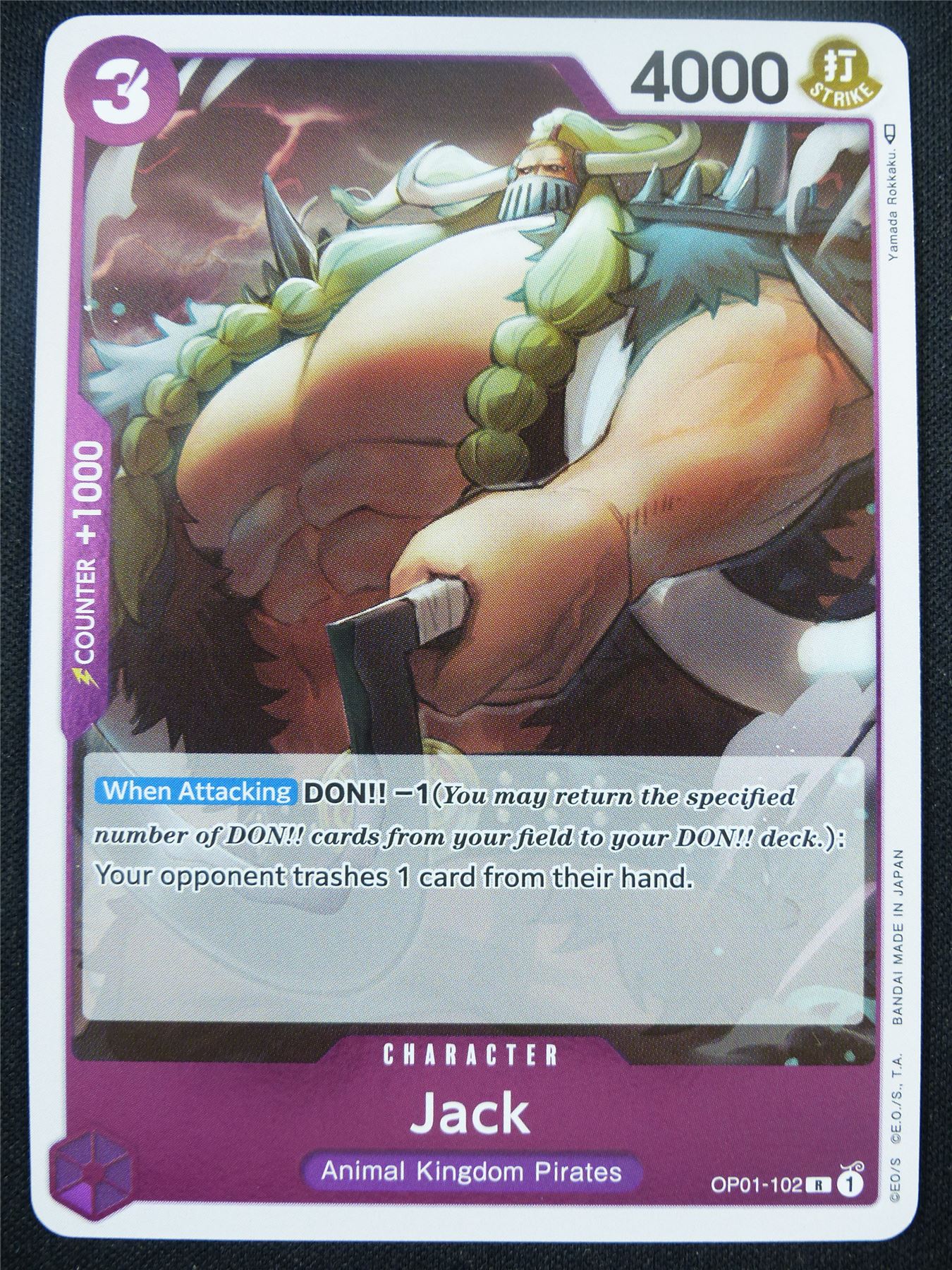 Jack OP01-102 R Foil - One Piece Card #AB