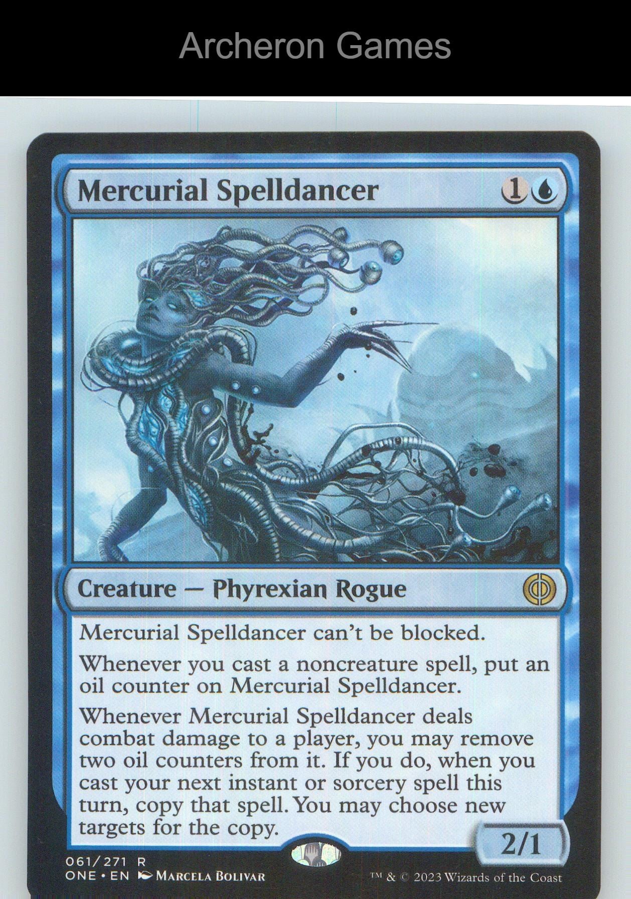 Mercurial Spelldancer ONE 61 R MTG Card NM/EX+