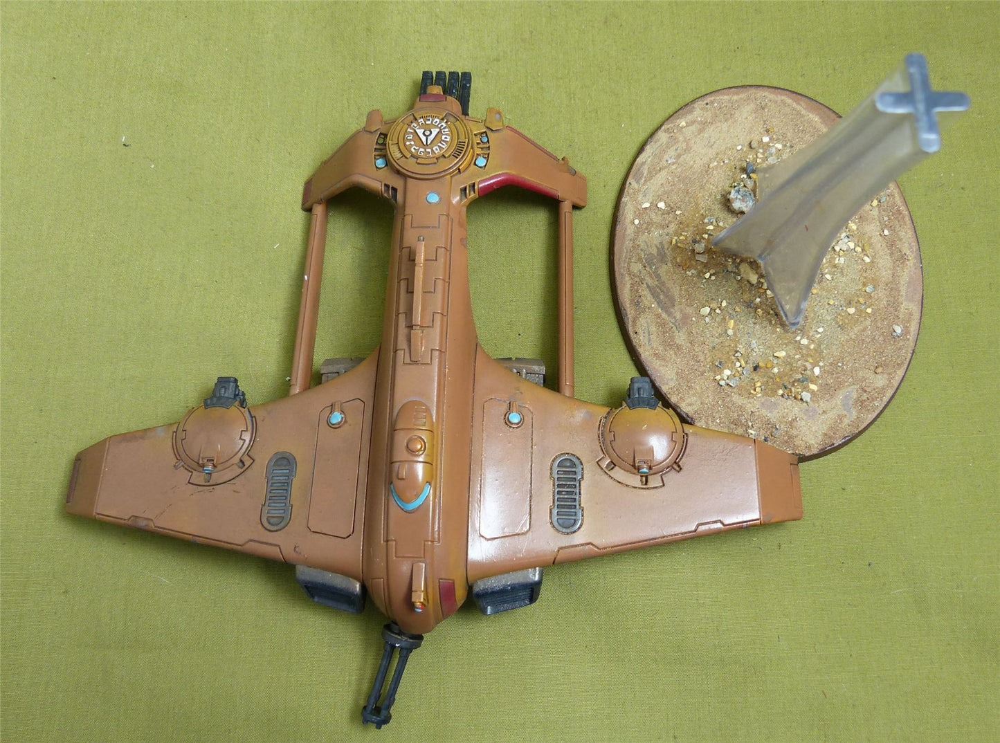 AX3 Razorshark Strike Fighter painted - Tau Empire - Warhammer 40K #2Y2
