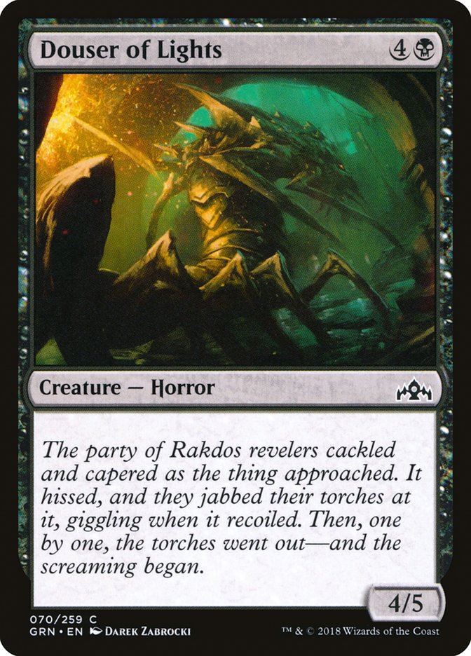 Douser of Lights - Guilds of Ravnica grn