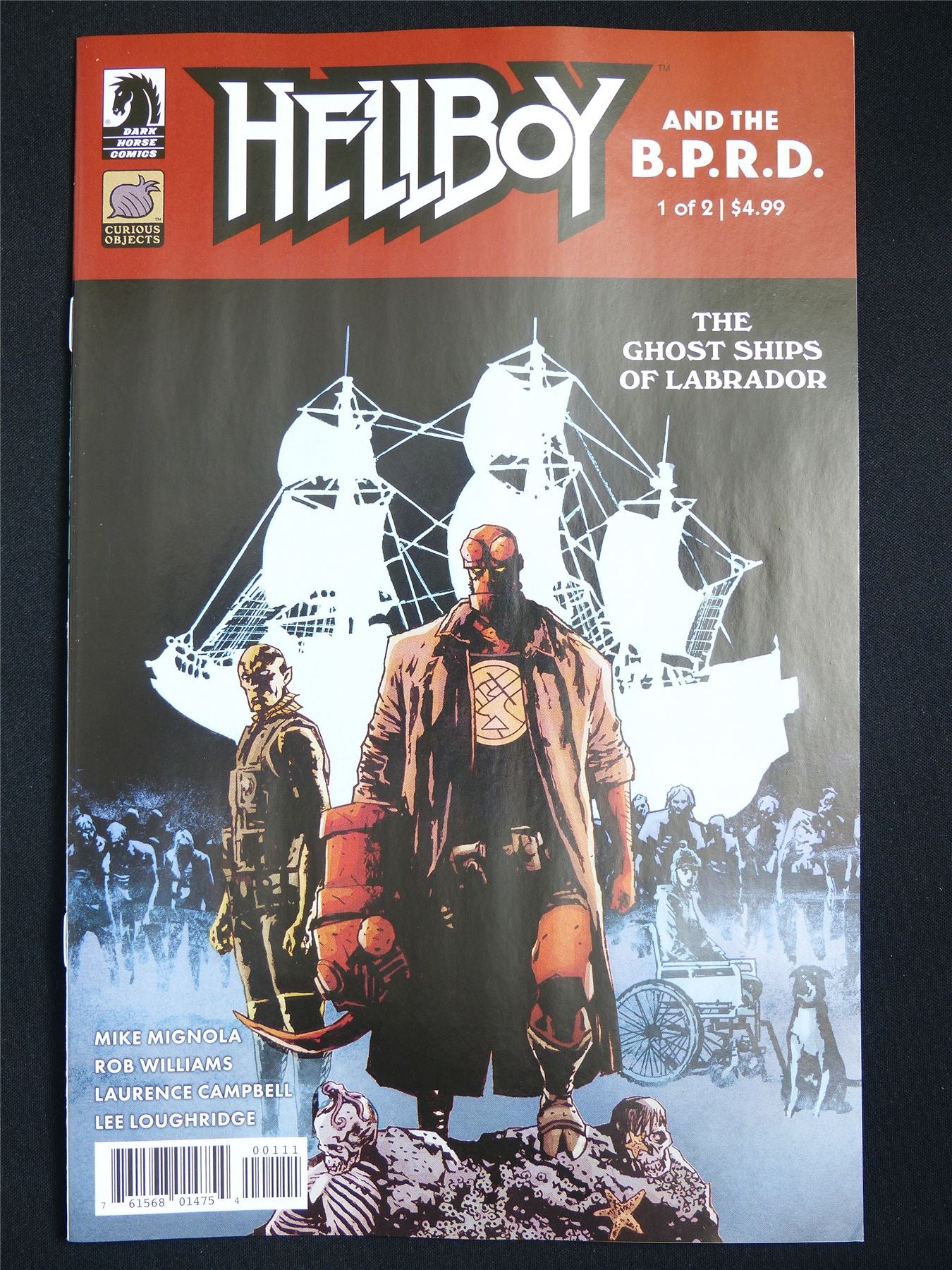 HELLBOY and the B.P.R.D. : The Ghost Ships of Labrador #1 - Nov 2025 Dark Horse Comic #62E