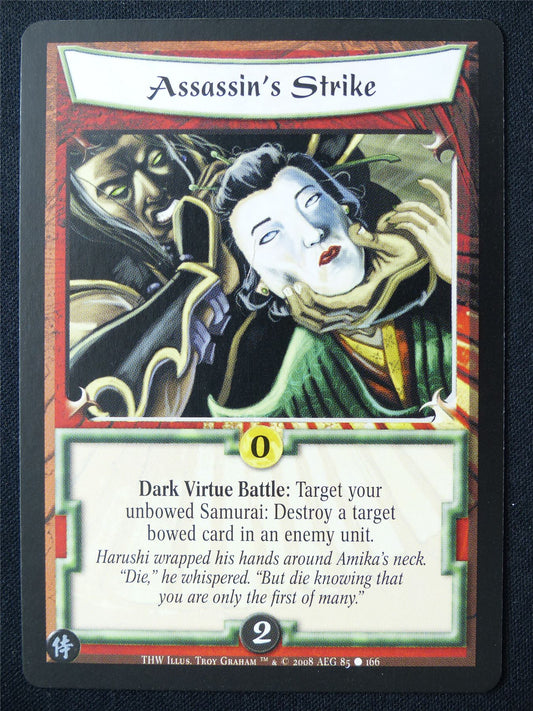 Assassin's Strike - THW - Legend of the Five Rings L5R Card #XD