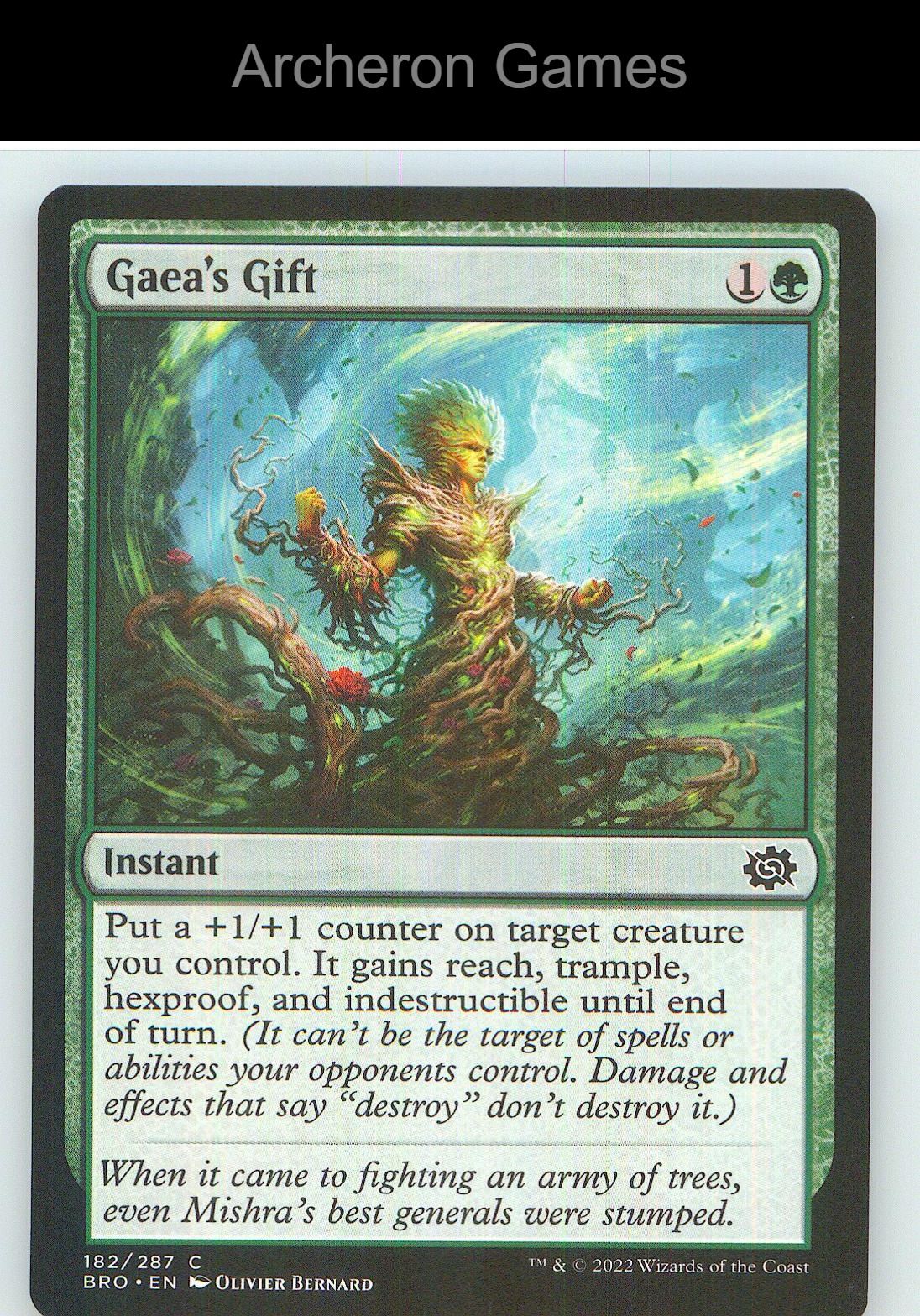 Gaea's Gift BRO 182 C MTG Card NM/EX+