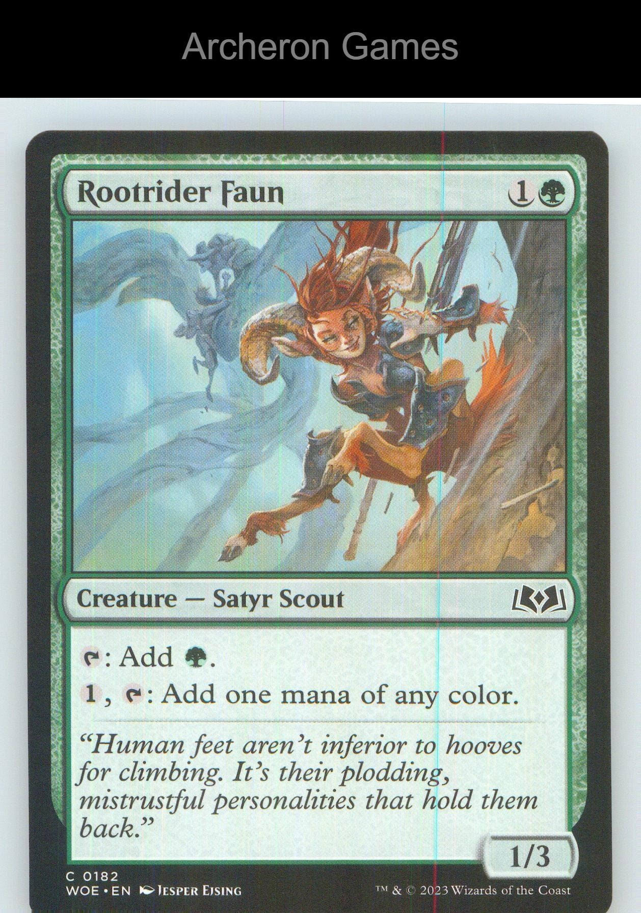 Rootrider Faun WOE 182 C MTG Card NM/EX+