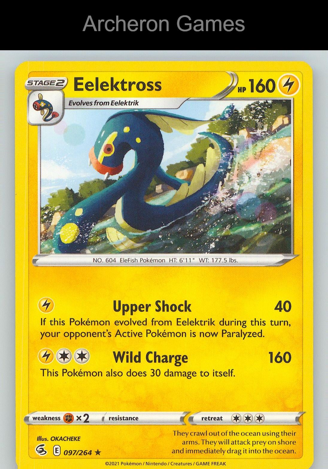 Pokemon Card Eelektross FST 097/264 R Fusion Strike