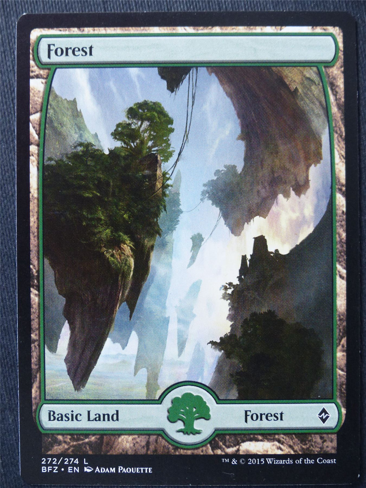 Forest Full Art 272/274 - Mtg Magic Cards #D7
