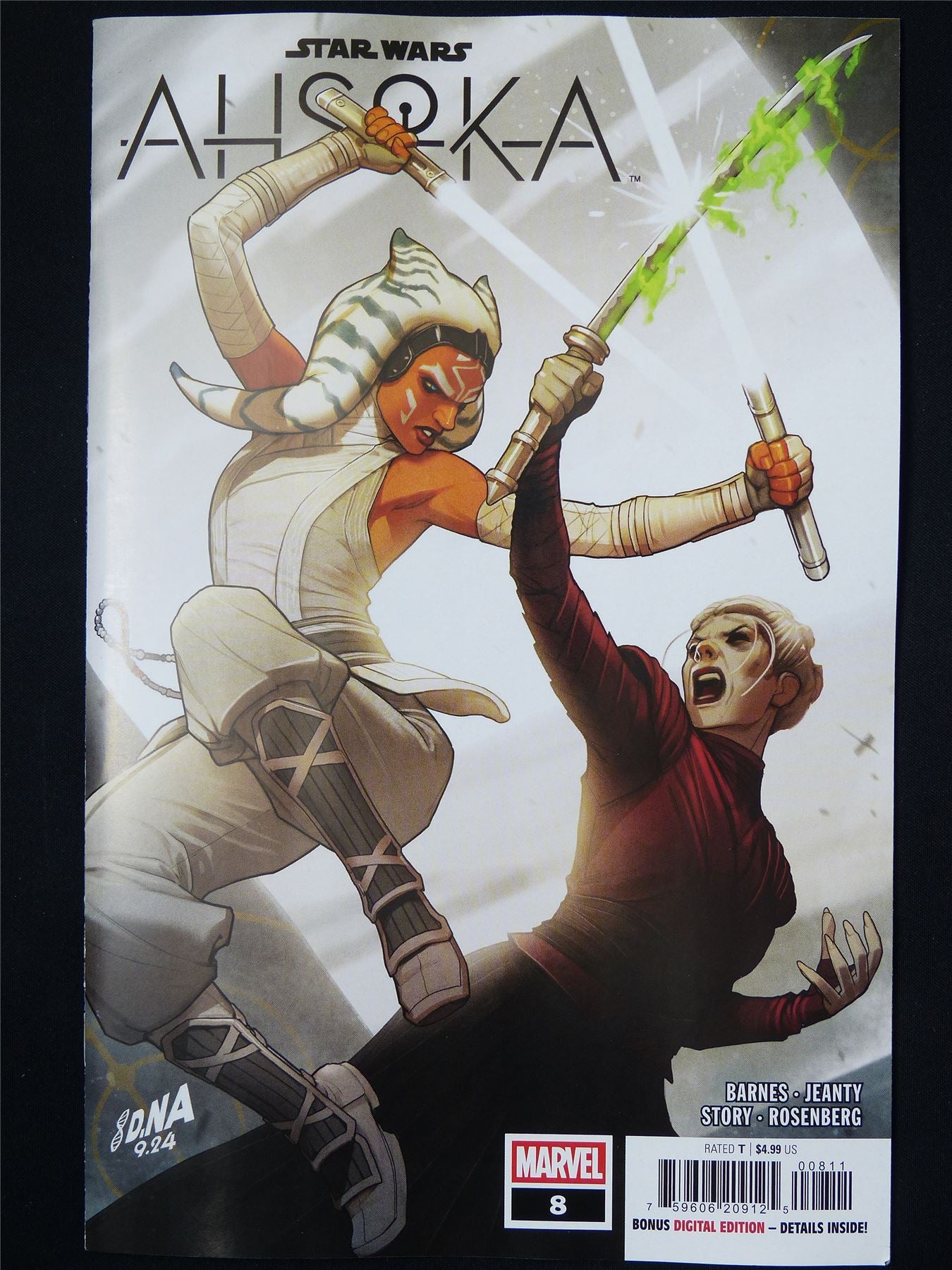 STAR Wars: Ahsoka #8 - B&B Apr 2025 Marvel Comic #9IR